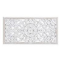 DEKORACJA ŚCIENNA 10040807 - NATURAL LIVING - biały, Basics, drewno (61/30/2cm)