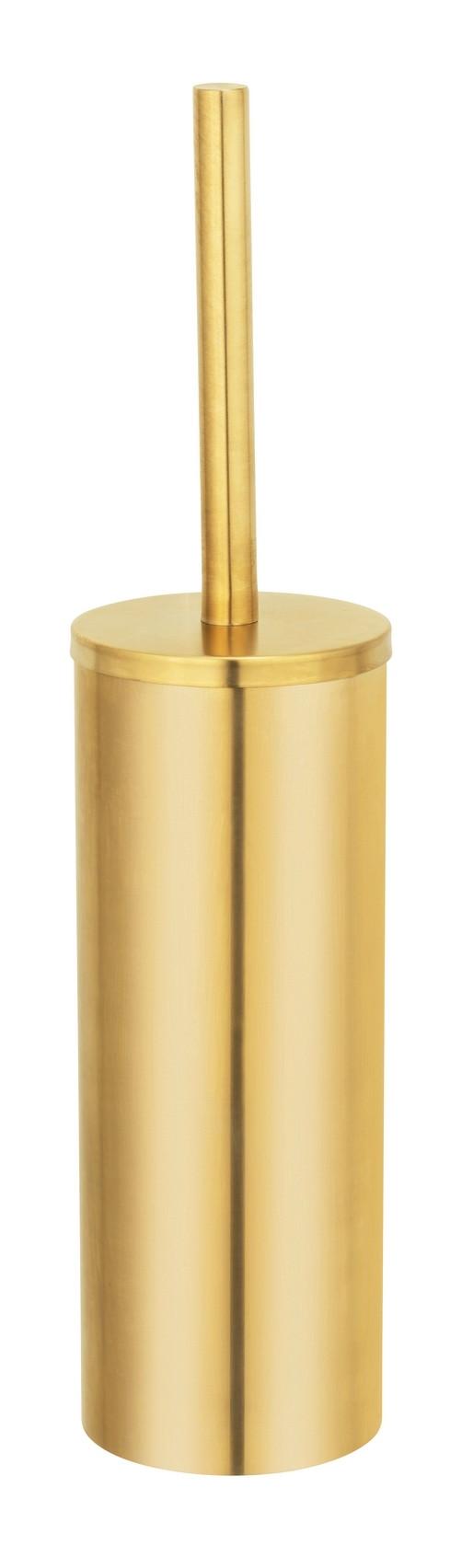 Garnitură perie WC Orea Gold - auriu, Lifestyle, metal (9/41cm) - Wenko