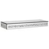 TABLETTE MURALE ZOE -SB- - couleur argent, LIFESTYLE, matière synthétique/verre (50/5,5/15cm) - Mömax