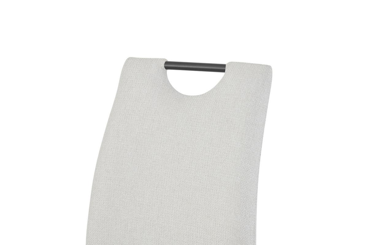 Set Nihajnih Stolov Hanna, Krem Barva, 2 Kos - črna/krem barve, Moderno, kovina/tekstil (43/98/59cm) - MID.YOU