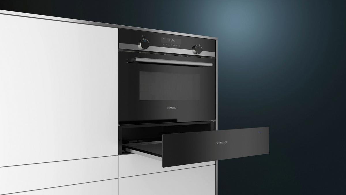 Wärmeschublade Siemens BI510CNR0 - Schwarz, Metall (59,4/14/54cm) - Siemens