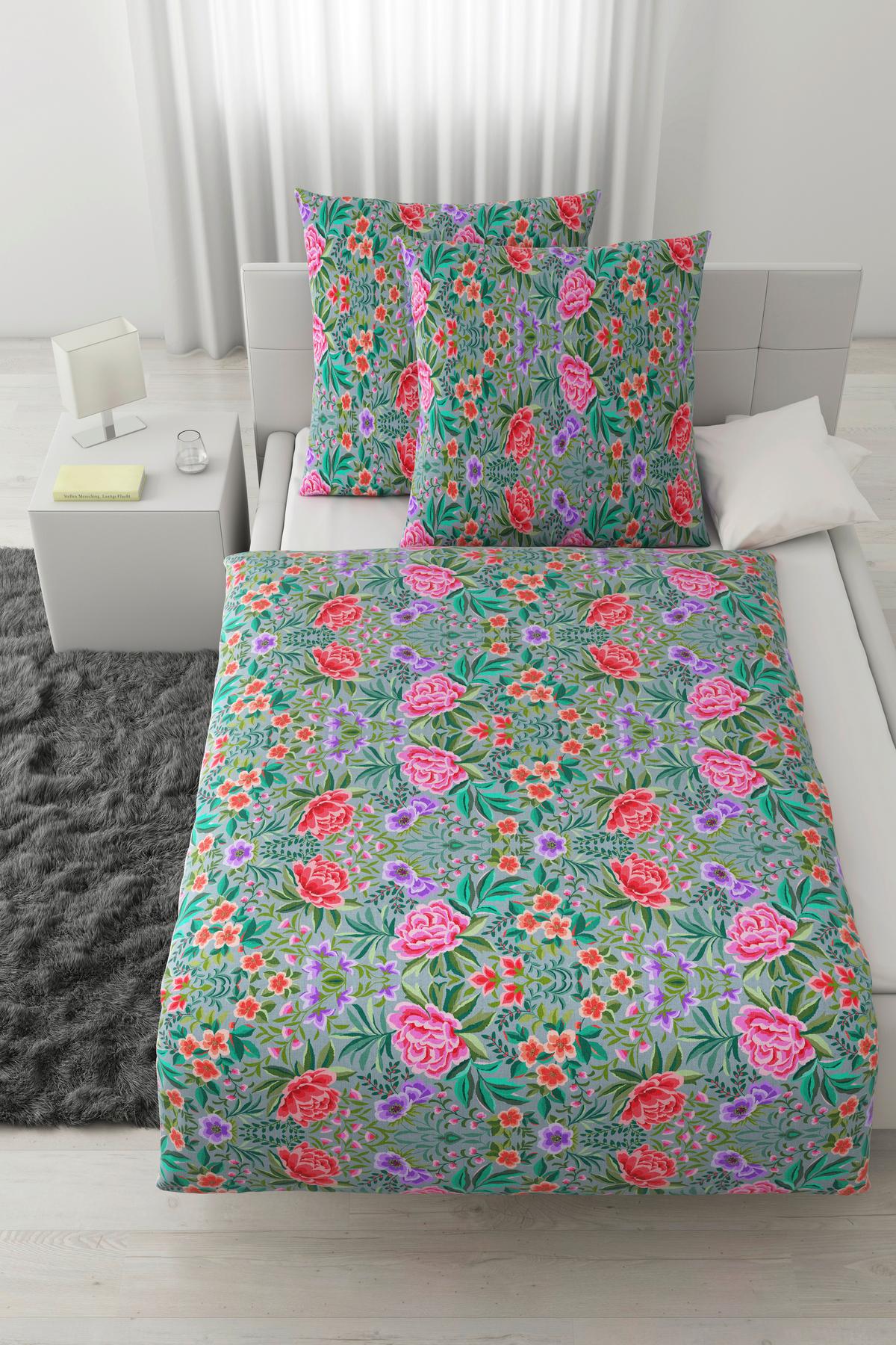 Bettwäsche Vivien XXL Multicolor ca. 200x200cm - Multicolor, ROMANTIK / LANDHAUS, Textil (200/200cm) - Mömax
