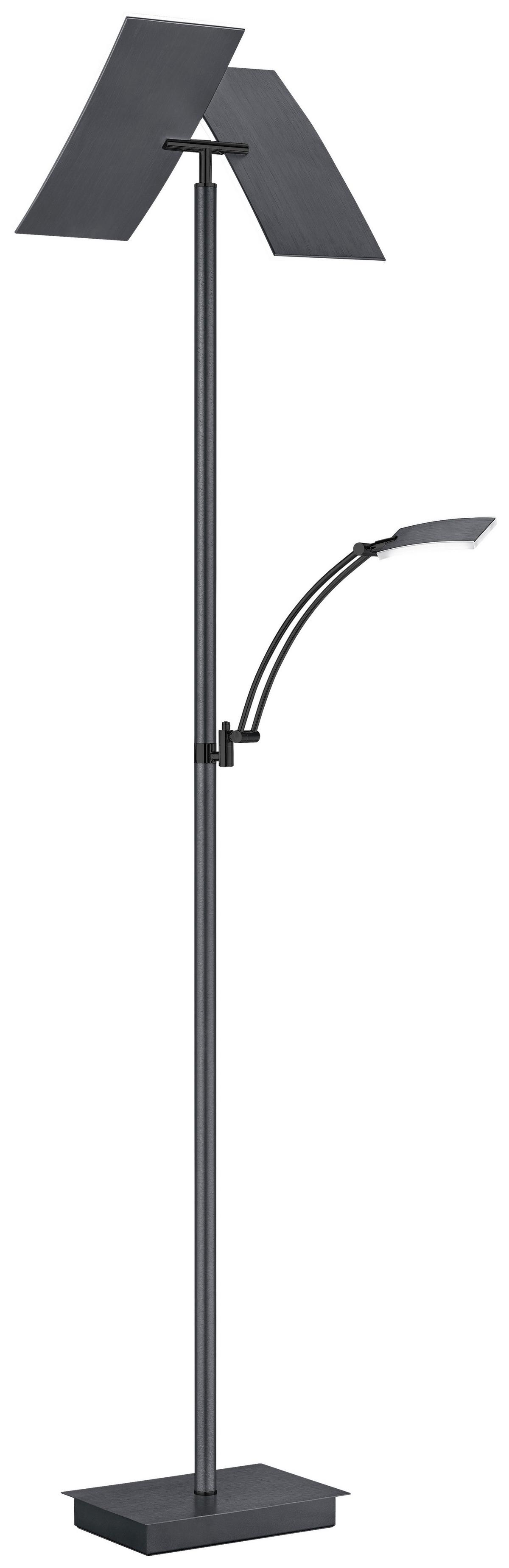 LAMPA STOJĄCA LED 60556/2-39 ANDY - antracytowy, Design, metal (50/185cm) - Hell