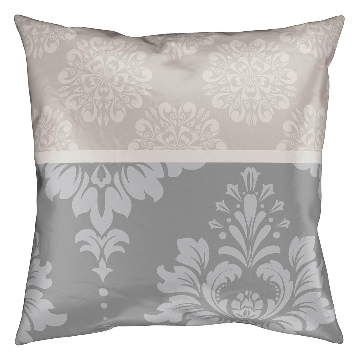 Bettwäsche Yvonne Grau ca. 135x200cm - Grau, KONVENTIONELL, Textil (135/200cm) - Modern Living