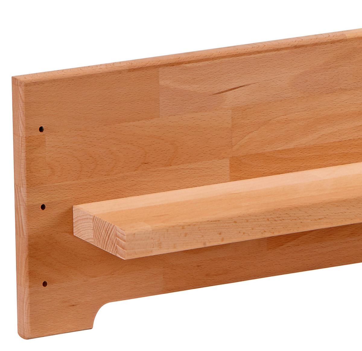 Raft pentru pat Elisabeth - duramen de fag, Konventionell, lemn (140/21/10cm)