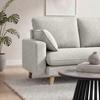 SOFFA ILLA - ljusgrå, Modern, trä/textil (154/84/86cm) - Bessagi Home