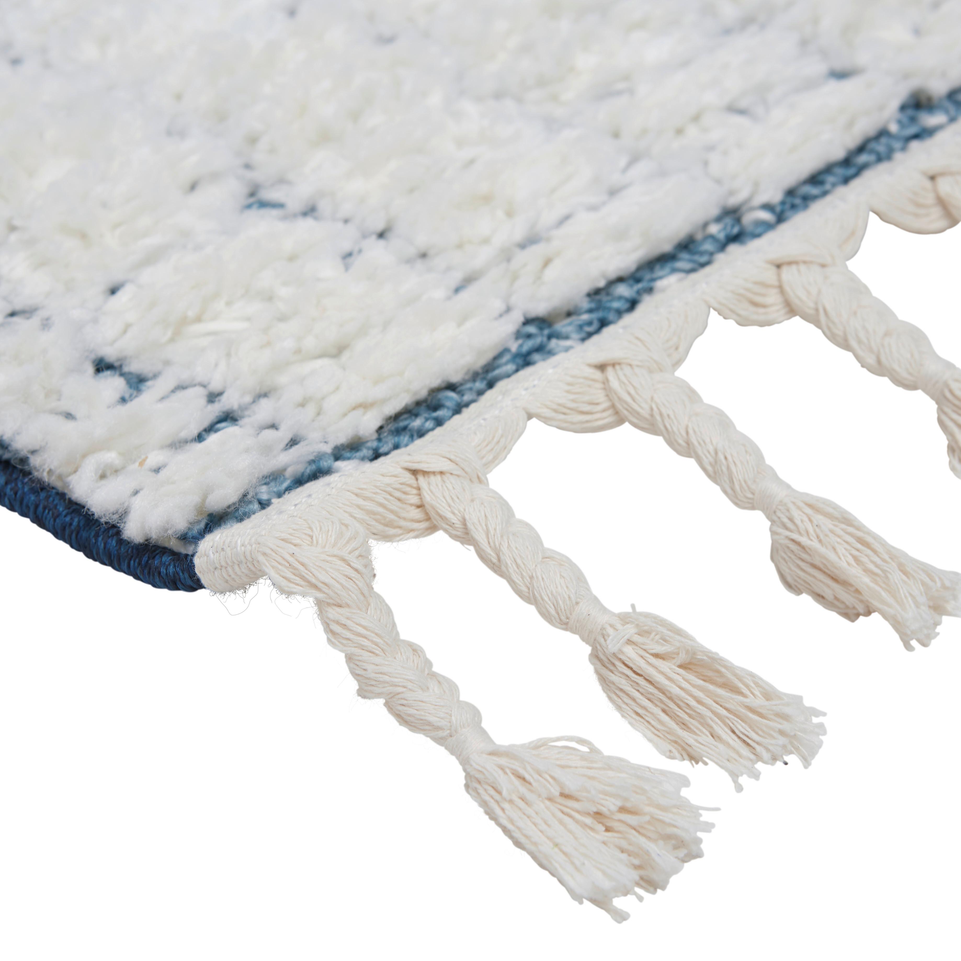 Webteppich Selma ca. 80x150cm - zielony/niebieski, Basics, tkanina (80/150cm) - Modern Living