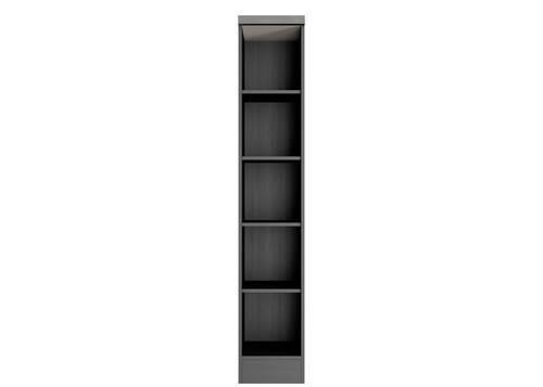 Regal Turin ca. 30x166 cm Graphit - Graphitfarben, Design, Holzwerkstoff (30/166/60cm) - Held