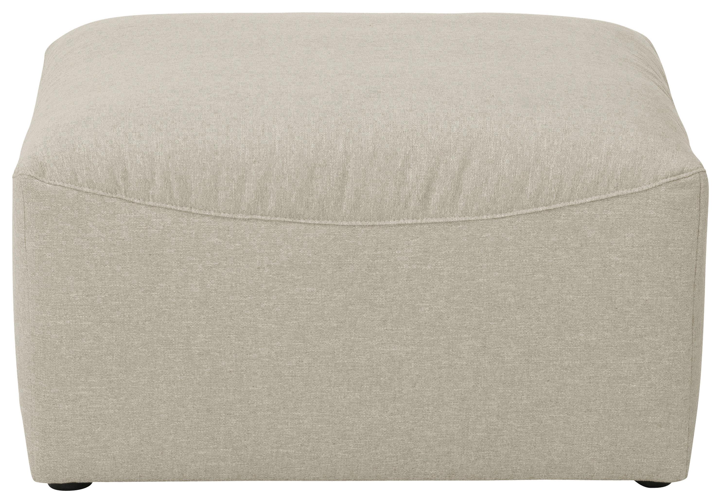 HOCKER LENA - Creme, Design, Kunststoff/Textil (75/45/75cm) - Max Winzer
