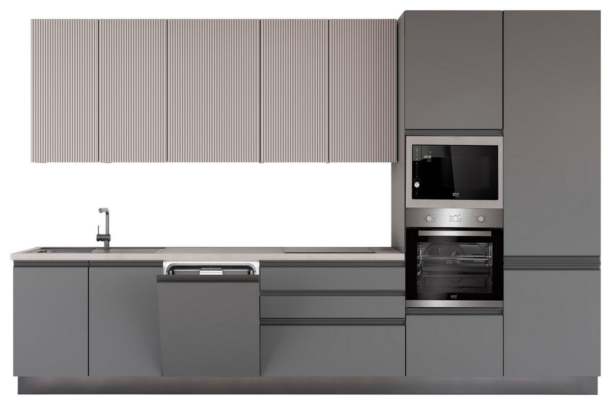 Blok Kuhinja S Aparatima New Helena 360 Sx - siva/kašmir, Konvencionalno, metal/drvo (360/240/60cm) - Mömax