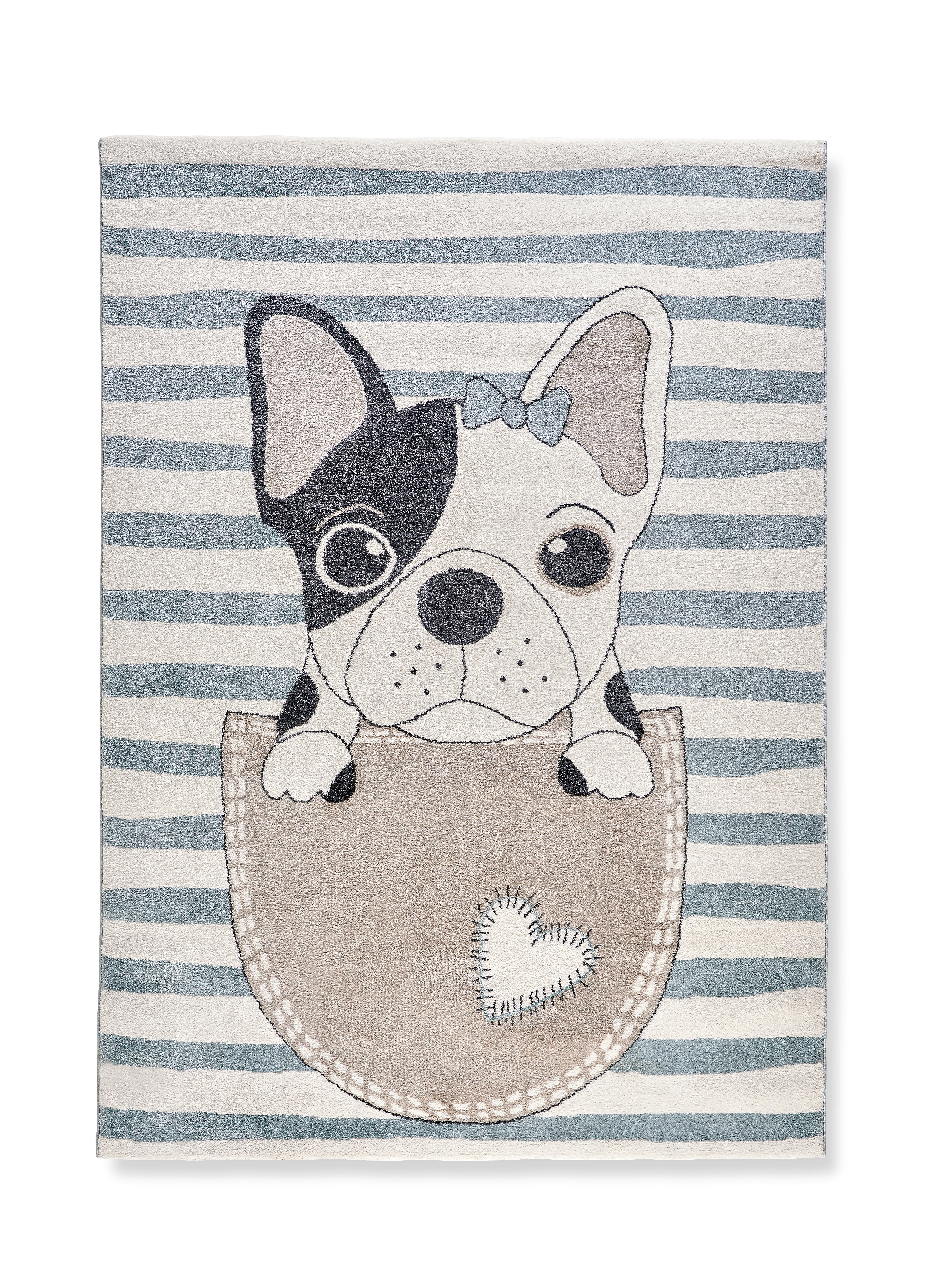 Kinderteppich Dog in Blau ca. 160x220cm - Blau, Basics, Textil (160/220cm) - Mömax modern living