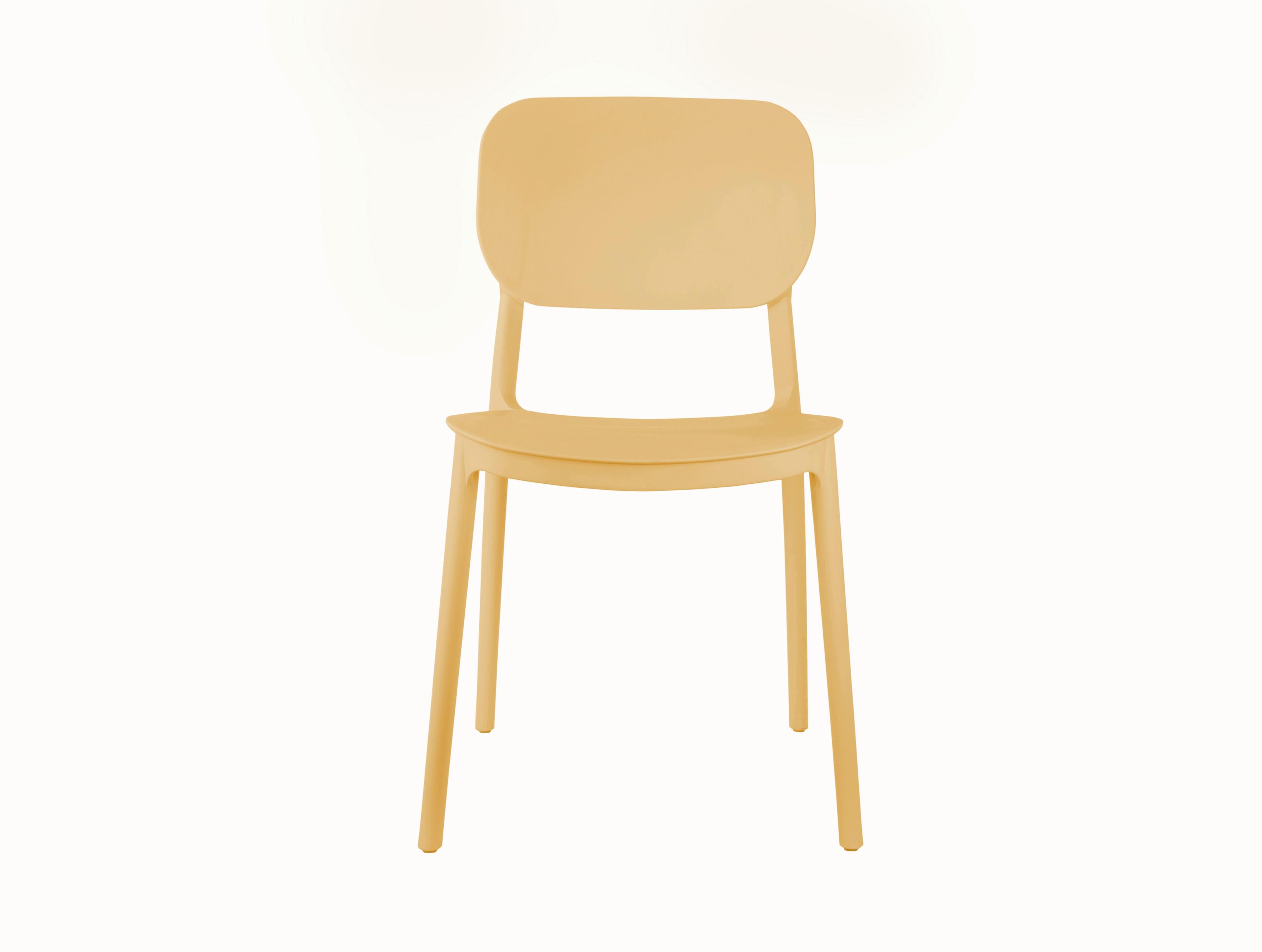 KRZESŁO DINING CHAIR CHEER - beżowy, Basics, tworzywo sztuczne (49/81,5/42cm) - Leitmotiv