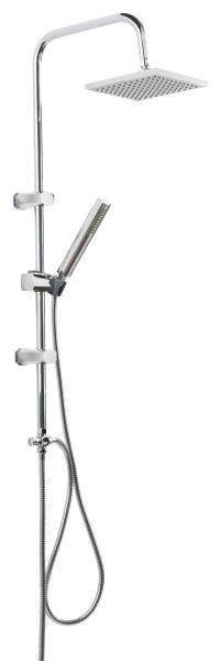 Brauseset Tokyo Chromfarben - Chromfarben, Kunststoff/Metall (102cm) - Mömax modern living