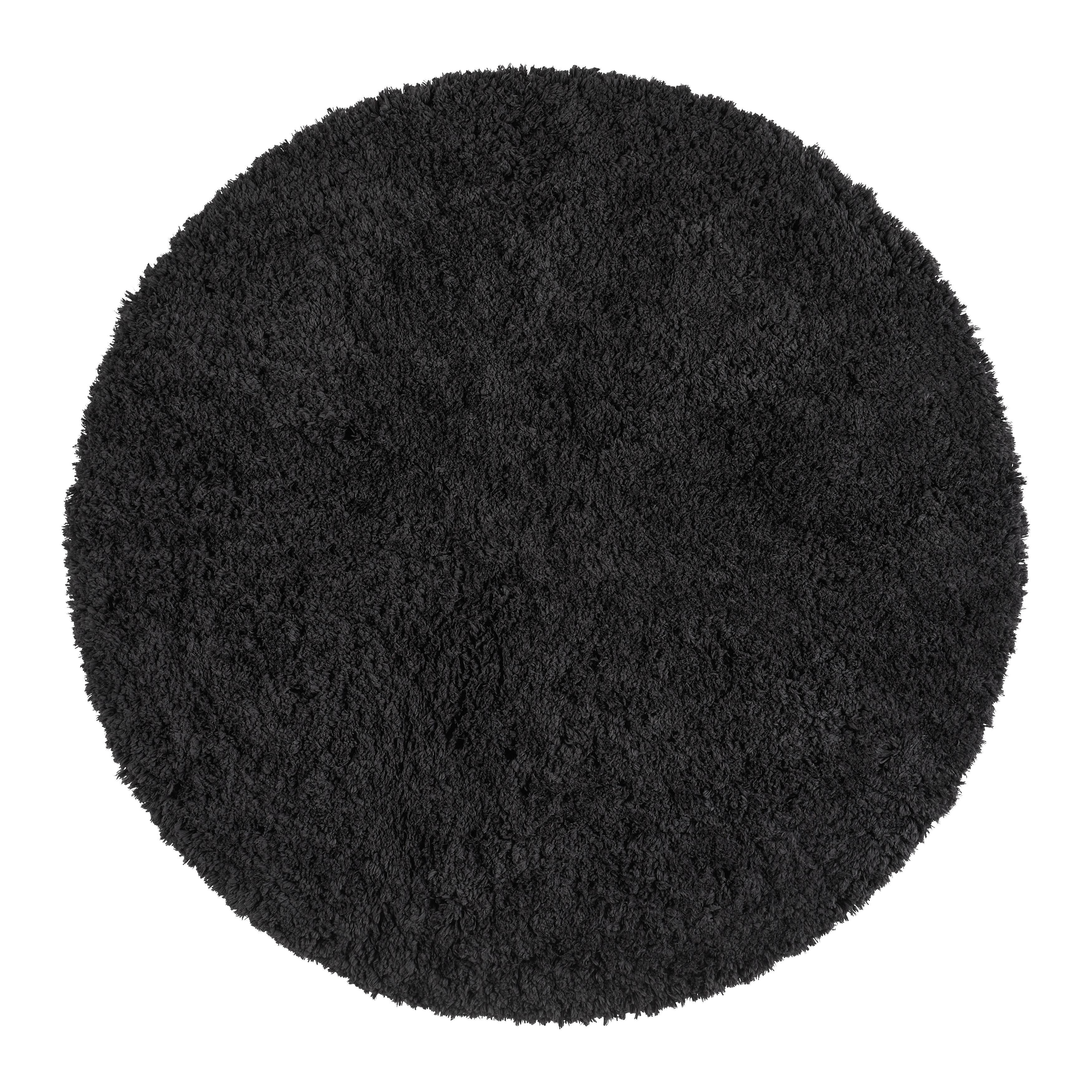 Kupaonski Tepih Chris - crna, Moderno, plastika (80cm) - Premium Living