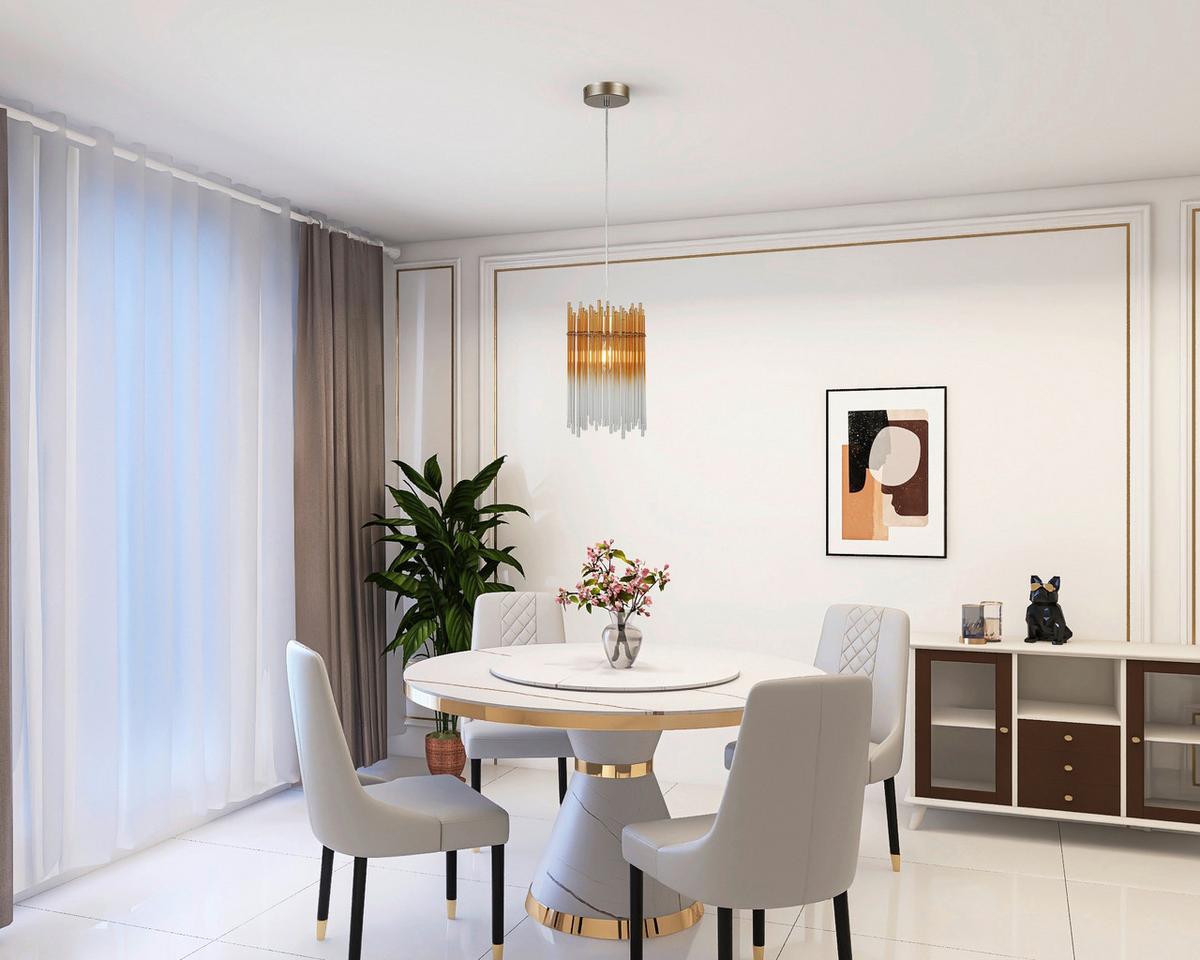 Függőlámpa Stab 3 Égős - Pezsgő/borostyánszínű, Modern, műanyag/üveg (81/20/150cm)