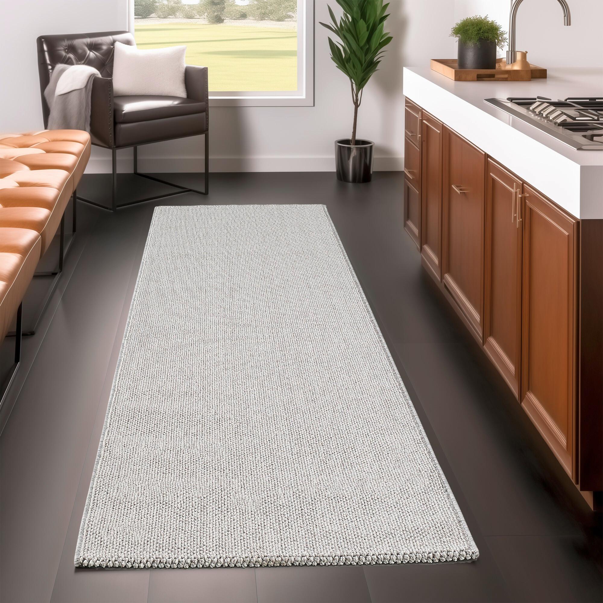 Läufer Loom Silberfarben ca. 80x250cm - Silberfarben, Basics, Textil (80/250cm) - Novel