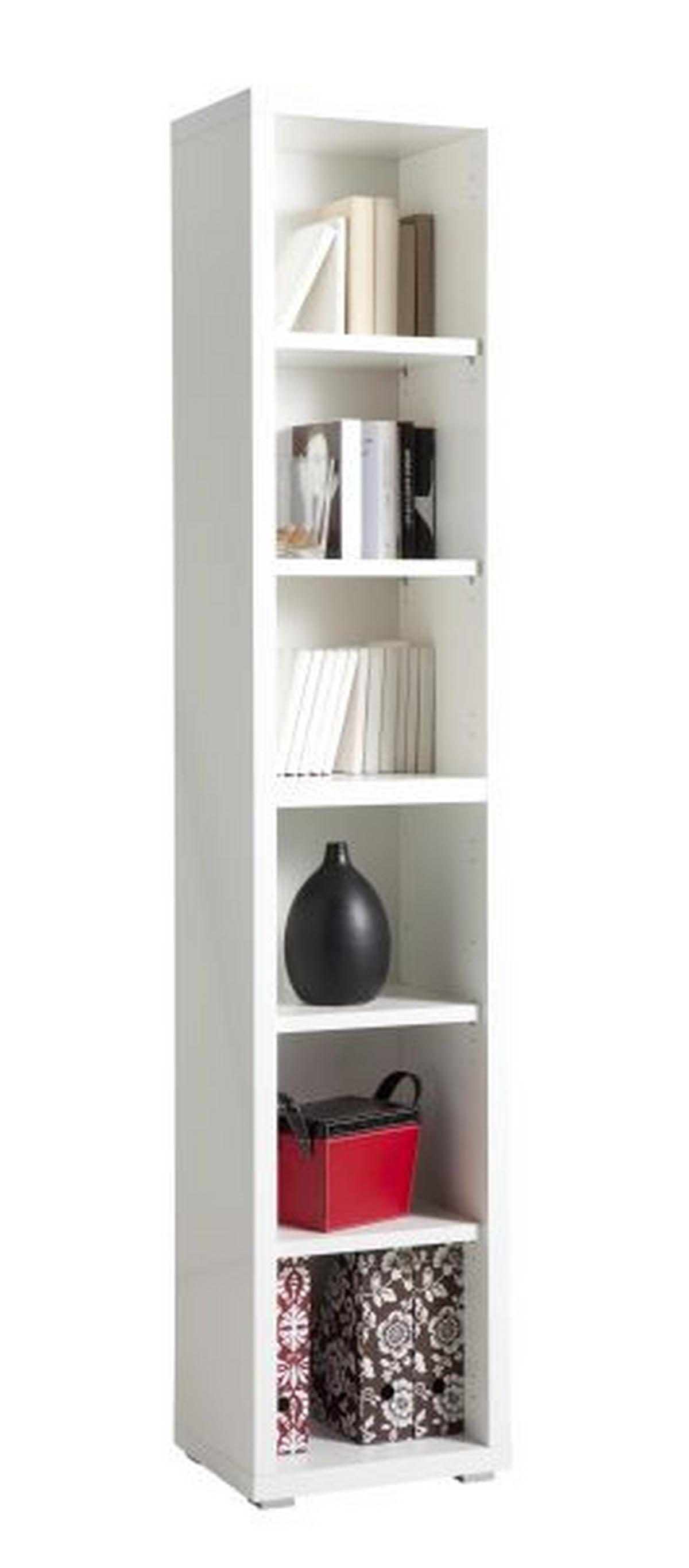 Regal MASSICCIO - Weiß, MODERN, Holz/Holzwerkstoff (44/220/36cm)