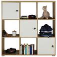 Regal in Eichefarben Old Style - Eichefarben/Anthrazit, KONVENTIONELL, Naturmaterialien/Holzwerkstoff (123/126/38cm) - Modern Living Regal in Eichefarben Old Style - Eichefarben/Anthrazit, KONVENTIONELL, Naturmaterialien/Holzwerkstoff (123/126/38cm) - Modern Living