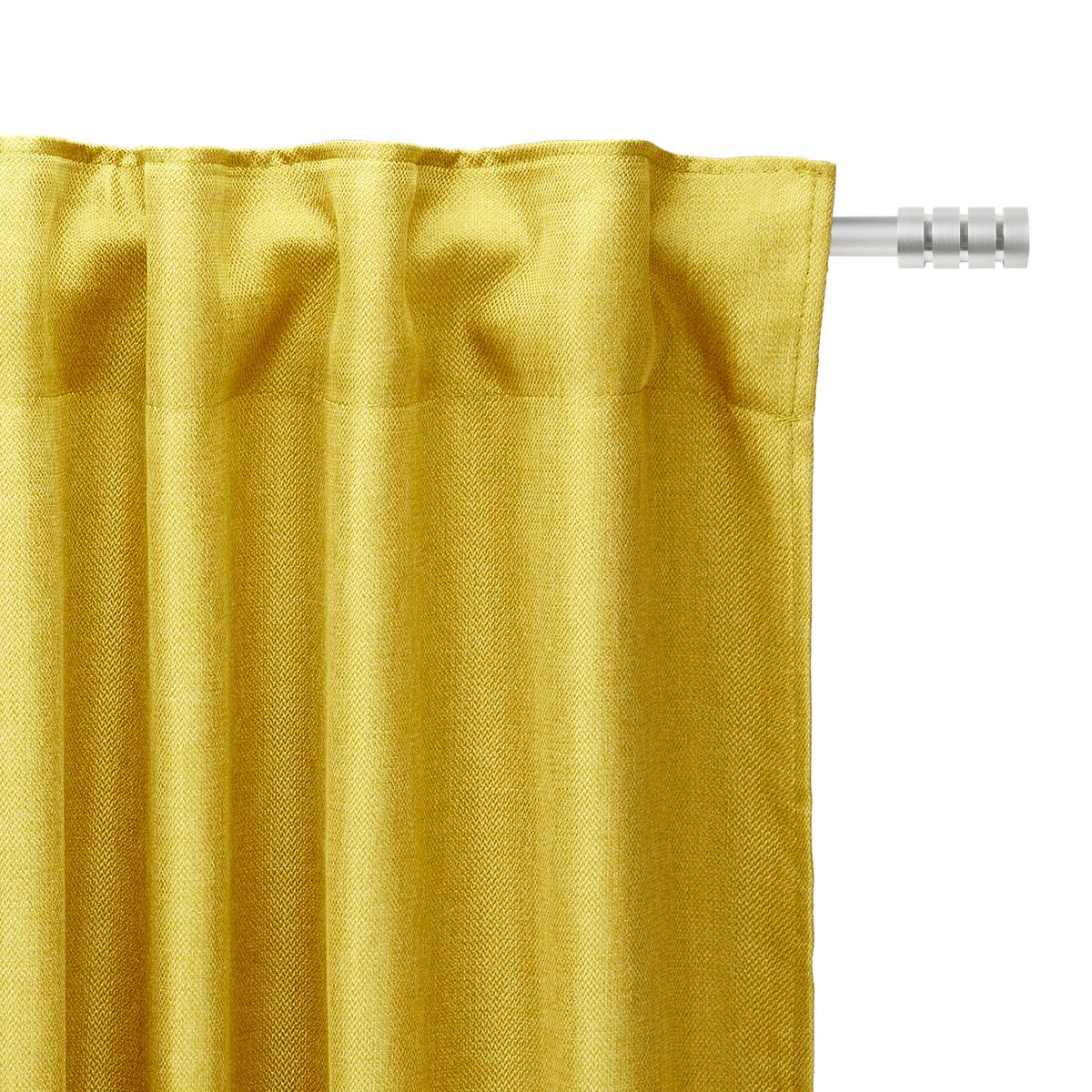 Fertigvorhang Andi ca. 140x245cm, 2 Stück - Gelb, Konventionell, Textil (140/245cm) - Modern Living