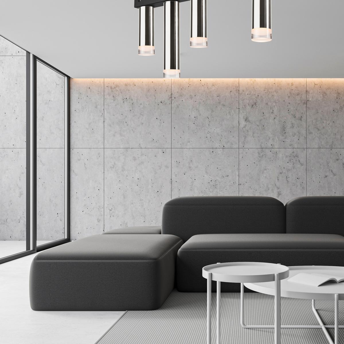 LAMPA SUFITOWA 39725 DIEGO - kolor chromowy, Design, metal (32/6/60cm)