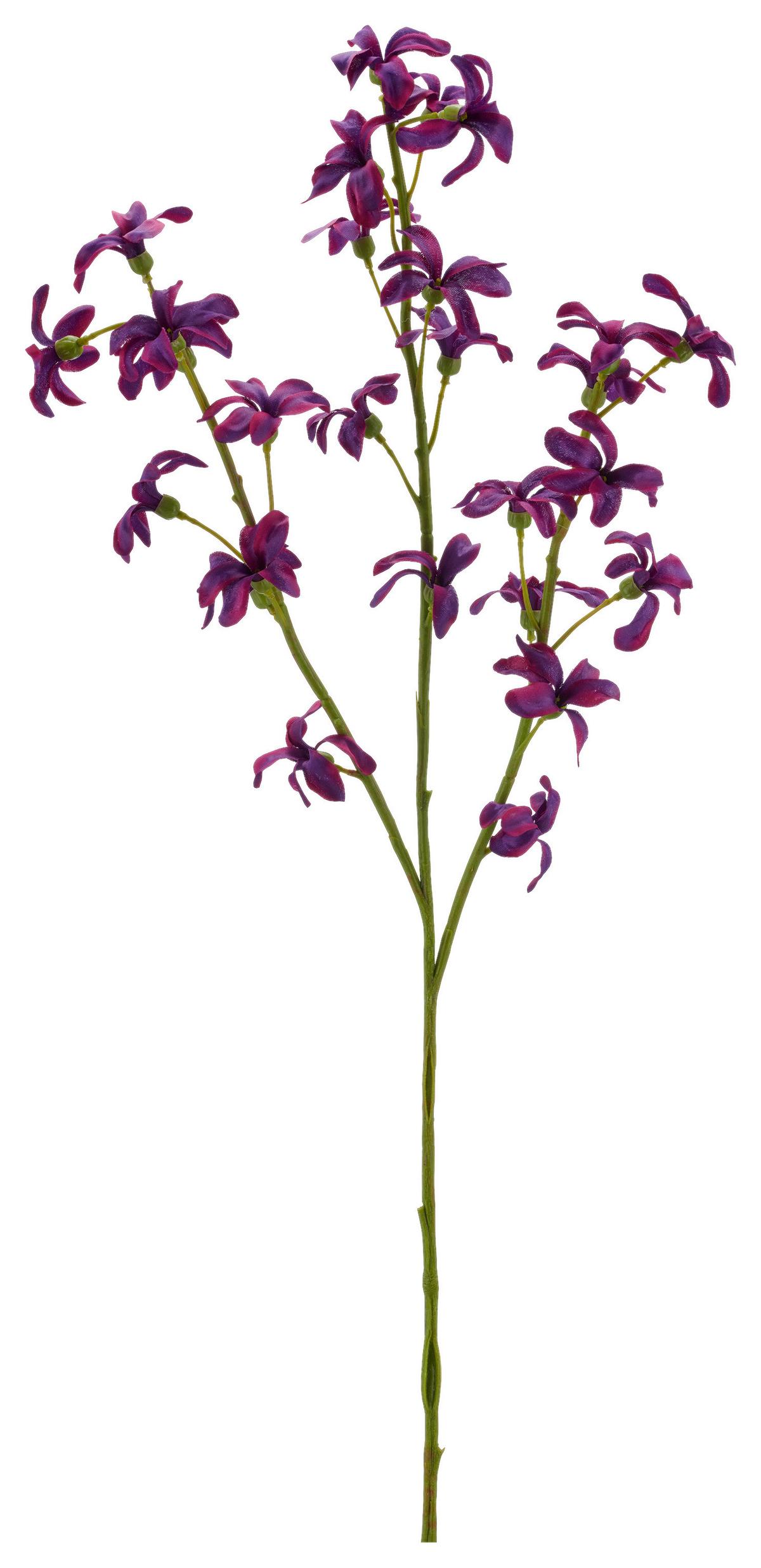 Dekozweig Deutzienzweig I Lila ca. 73cm - Lila/Grün, Basics, Kunststoff/Textil (73cm) - Mömax