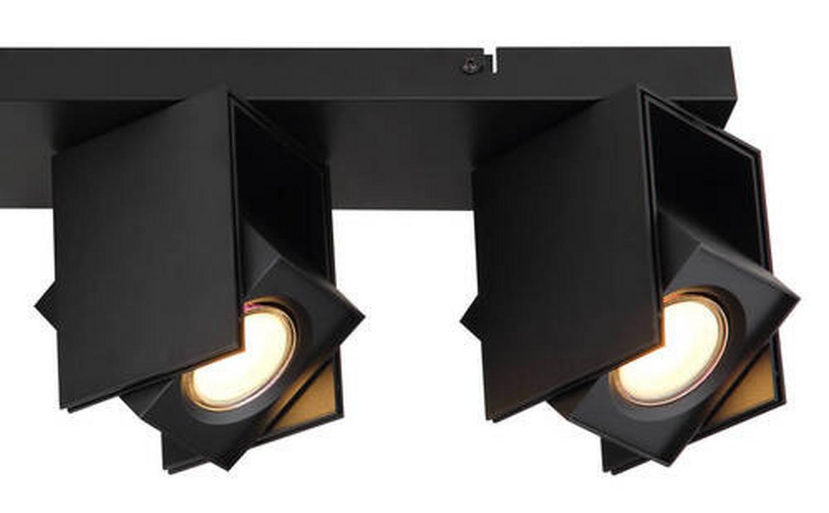 Strahler Rory in Schwarz max. 5 Watt - Schwarz, Design, Metall (61,2/8,4/15,7cm) - Globo