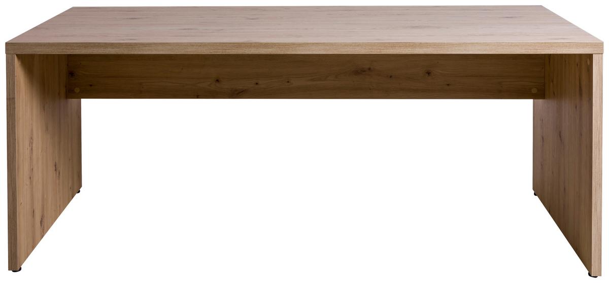 Pisalna Miza Schema Bava Hrasta, 180x80 - hrast artisan, Moderno, leseni material (180/74/80cm) - Mömax