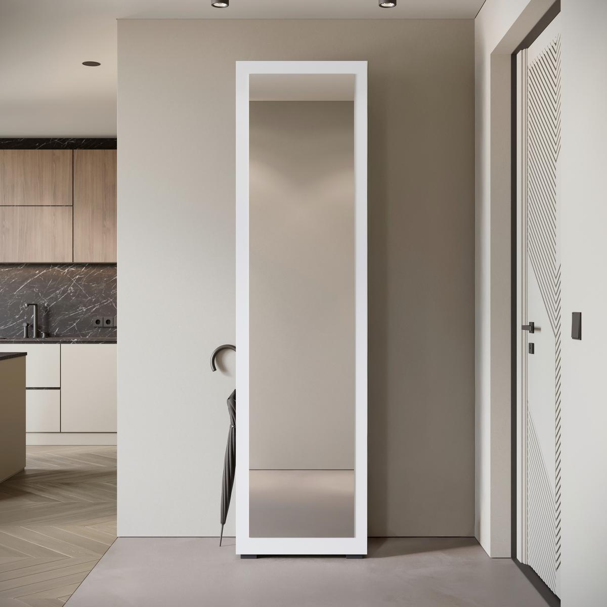 Predsoba Dino, Bela, 2-Delna - bela, Basics, leseni material (50/190/35cm) - P & B