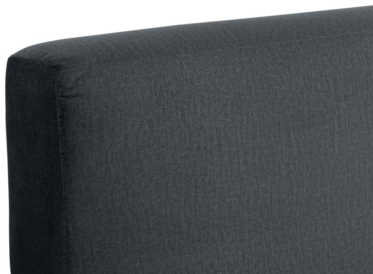 Polsterbett Palini ca. 160x200 cm Dunkelgrau - Dunkelgrau/Schwarz, MODERN, Holz/Textil (160/200cm) - MID.YOU