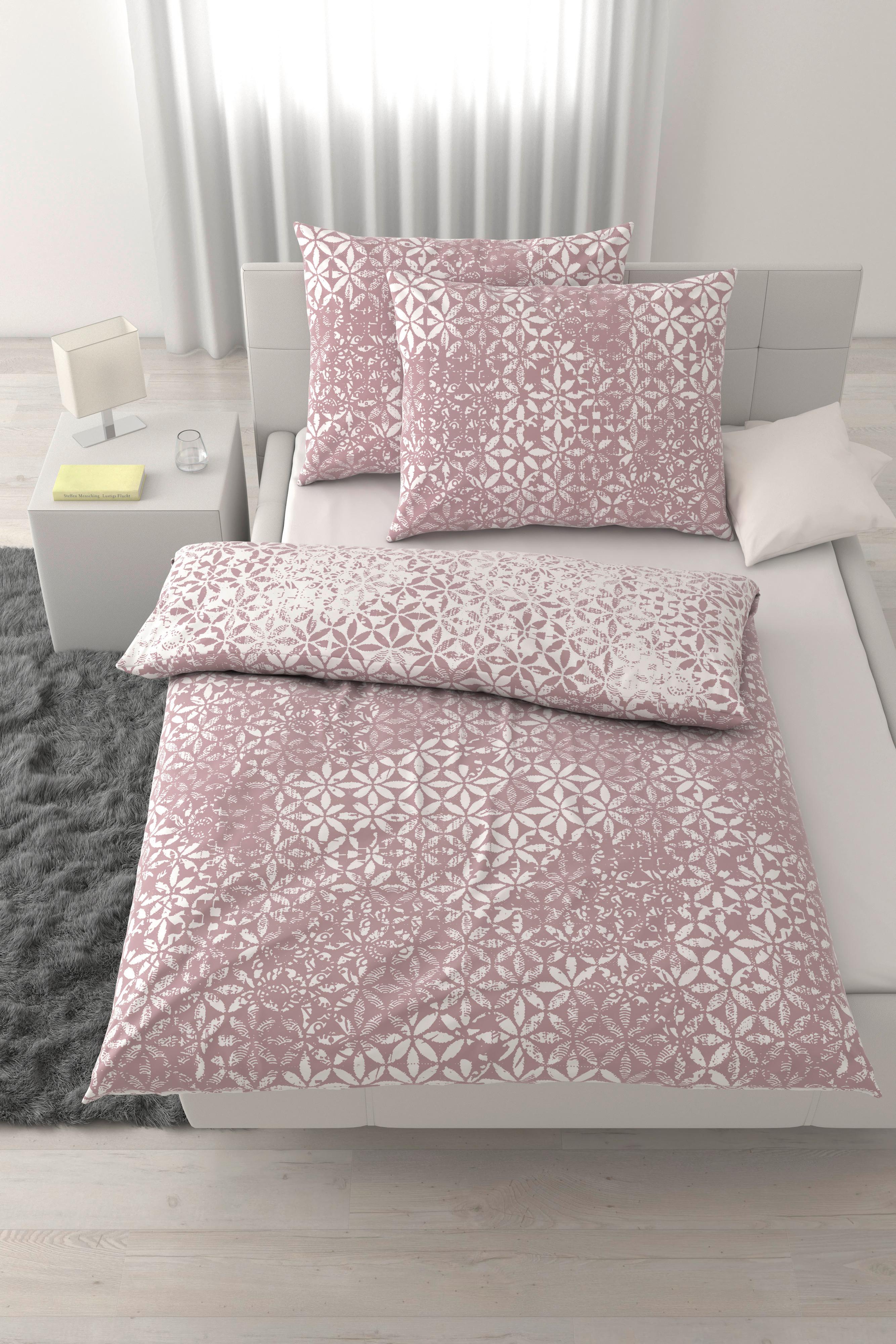 Lenjerie de pat Daniela cca. 2x50x70/200x220 cm - violet, Konventionell, textil (200/220cm) - Mömax