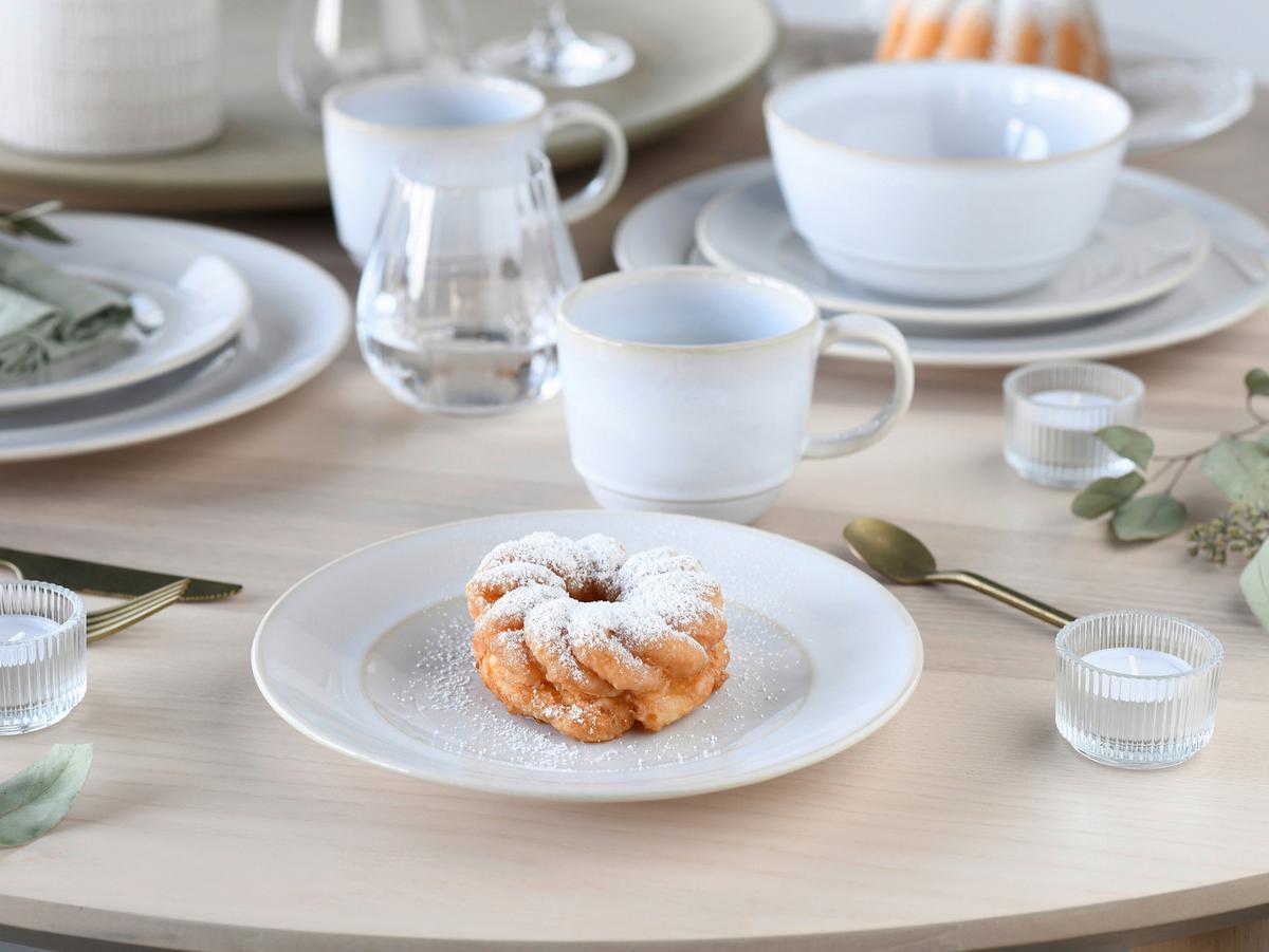 Kombiservice 23670, 12-teilig - Weiß, Basics, Keramik - Creatable