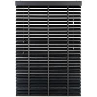 ŻALUZJA VENETIAN - czarny, Natur, drewno (90/130cm) - Homeware