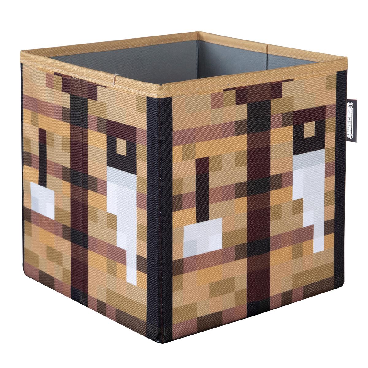 Zložljiv Zaboj Minecraft, 2 Kos - črna/zelena, Moderno, tekstil (27/27/27cm) - Minecraft