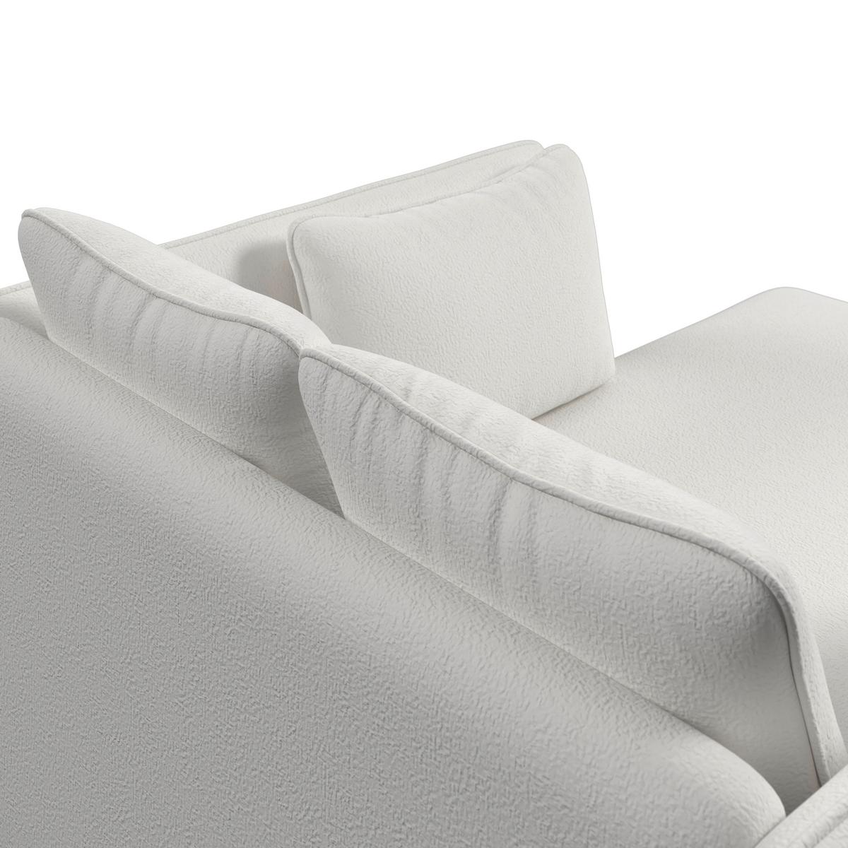 Relax Ágy Sandy - fehér, Modern, textil/fa (120/74/160cm) - Bessagi Home