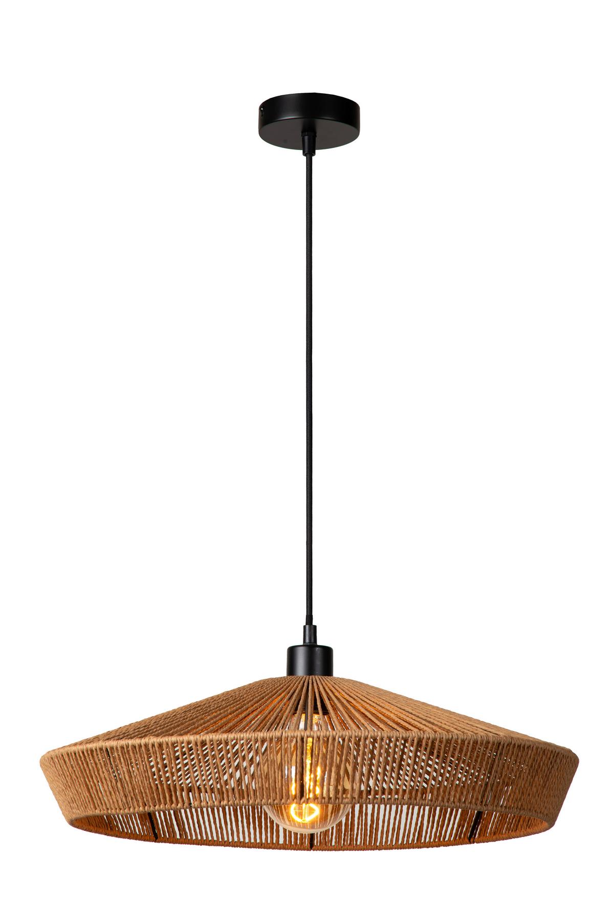 LAMPA WISZĄCA 10413/50/72 YUNKAI - Natur (50/50/145cm) - Lucide