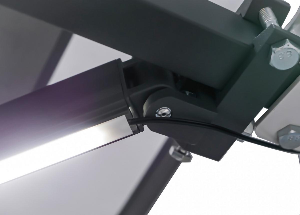 MARKISE ELEKTR. MARKISE 295X200 WEIß - Anthrazit/Hellgrau, MODERN, Kunststoff/Metall (200/20/295cm) - Gardenson