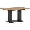 Ausziehtisch Marlon ca. 150x190 cm Eiche/Grau - Eiche Artisan/Grau, KONVENTIONELL, Holzwerkstoff (150-190/90/76cm)