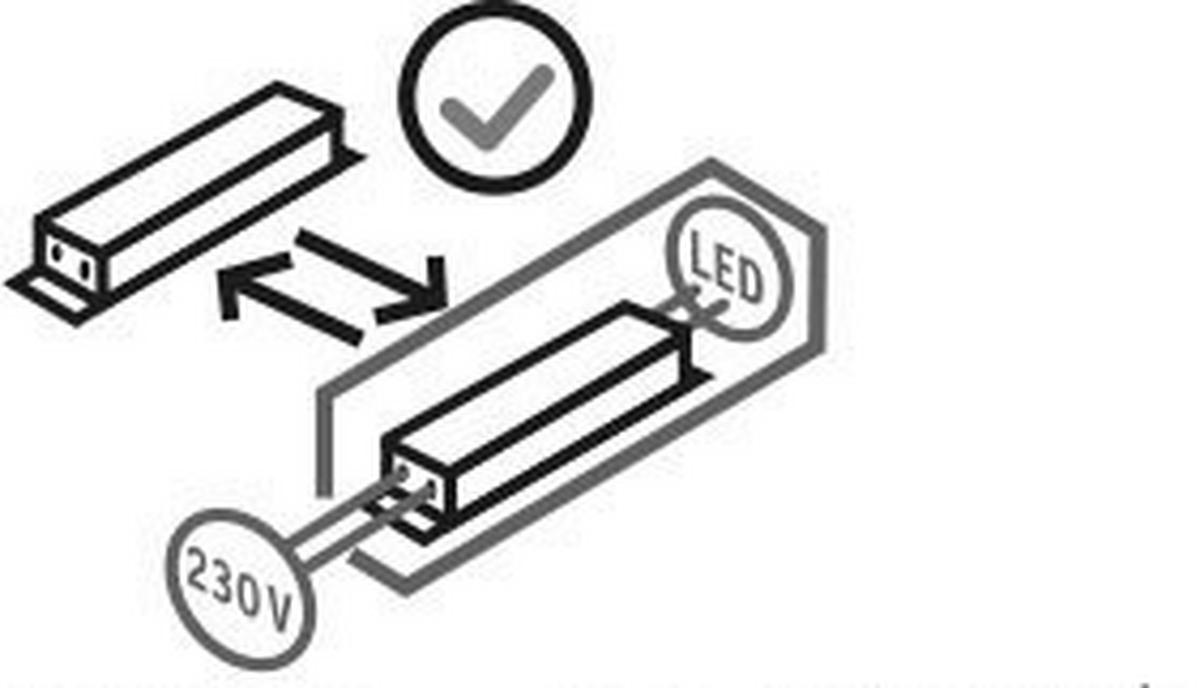 LED-Strip SimpLED Power in Weiß max. 50 Watt - Weiß, Basics, Kunststoff (500cm) - Paulmann