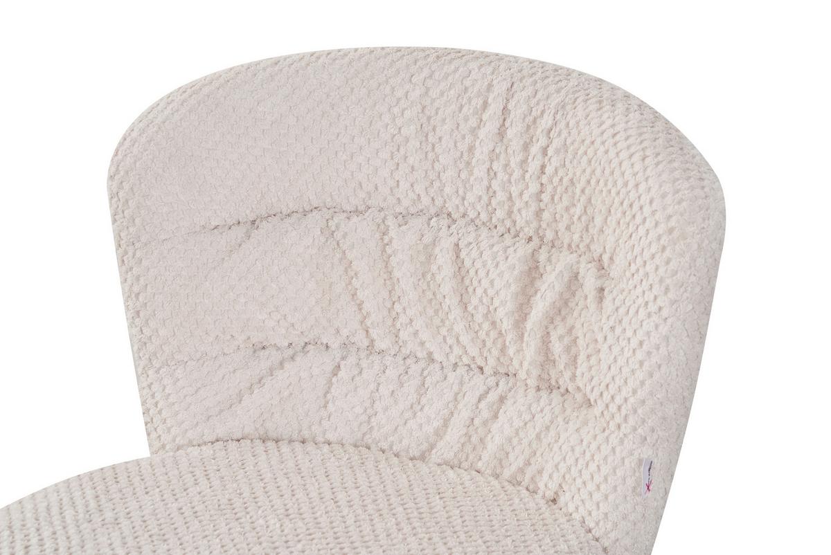 Stuhl Emily Beige - Beige/Schwarz, Lifestyle, Holz/Textil (55/79/59cm) - Mömax