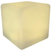 Lampă de exterior cu LED Wurfi - alb, Modern, plastic (30,5/30,5/31cm) - Mömax