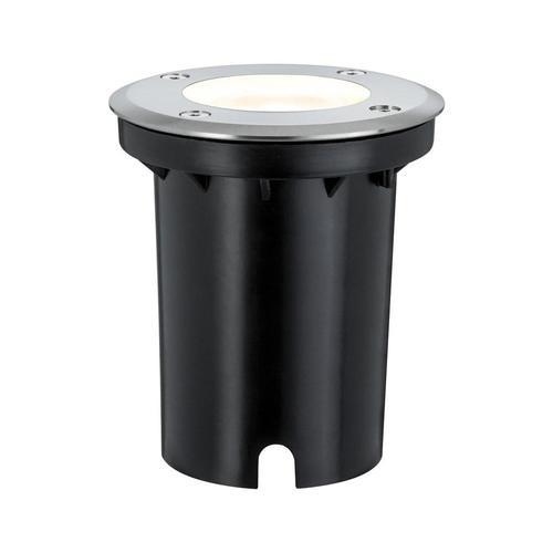 LED-Außenleuchte Floor LED in Edelstahlfarben max. 3,5 W - Edelstahlfarben, Basics, Metall (10,8cm) - Paulmann