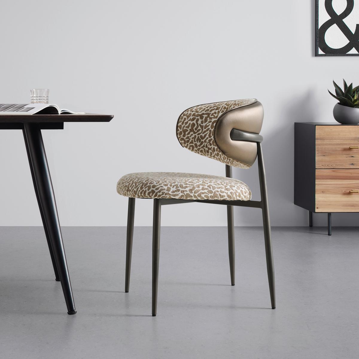 Sessel Leano Braun - Braun, LIFESTYLE, Textil/Metall (54/80/59cm) - Premium Living