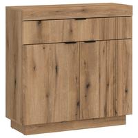 Dulap pentru pantofi DELAMAR - culoare lemn stejar, Trend, material pe bază de lemn (88,2/92,5/39,6cm) - Modern Living