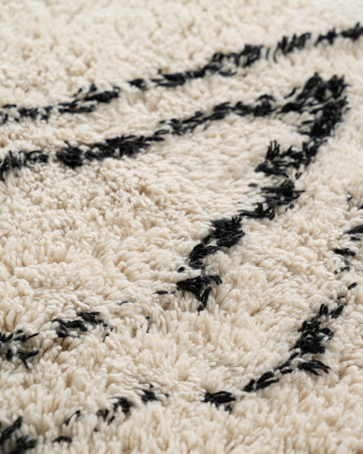 FLACHWEBETEPPICH ALENA 125 CREME/SCHW 200X290 - Creme/Schwarz, Design, Textil (200/290cm) - Kayoom