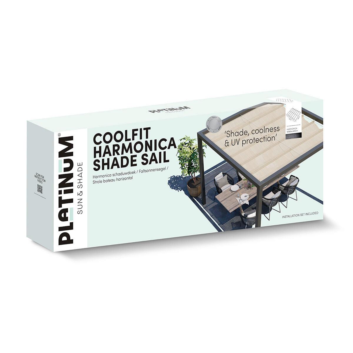 Sonnenschutz Coolfit Sandfarben - Sandfarben, MODERN, Kunststoff (290/1/400cm) - Gardenson