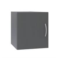 Szekrényrátét Ferde Elemhez Mrk - grafitszürke/alumíniumszínű, Konventionell, műanyag/faalapú anyag (40/40/54-68cm) - Mömax