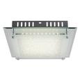 LED-Deckenleuchte Chris, max. 12 Watt - Chromfarben/Weiß, MODERN, Glas/Metall (28/7cm) - MÖMAX modern living