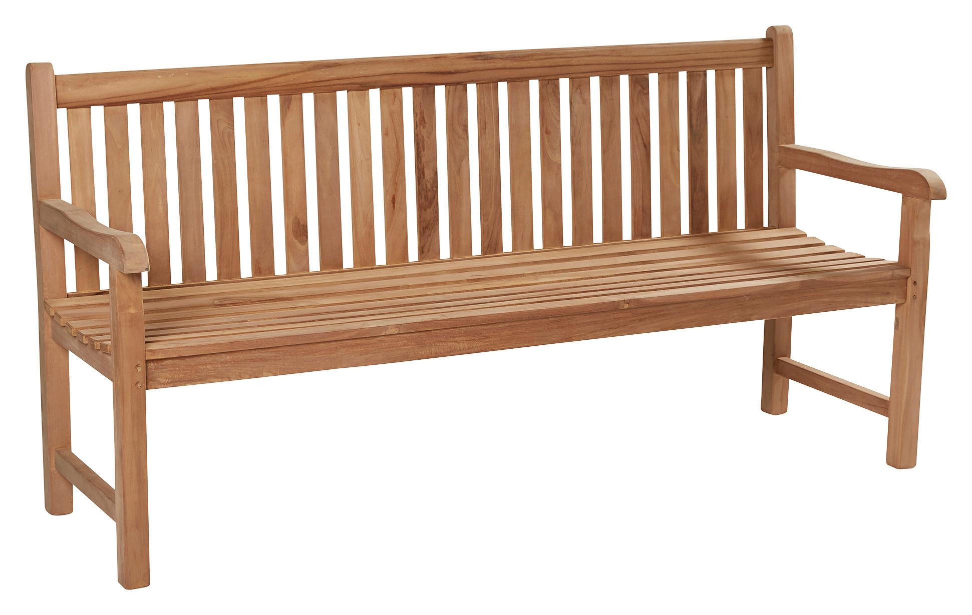 ŁAWKA OGRODOWA SEMERANG - kolor drewna tekowego, Natur, drewno (120/92/55cm) - Ambia Garden