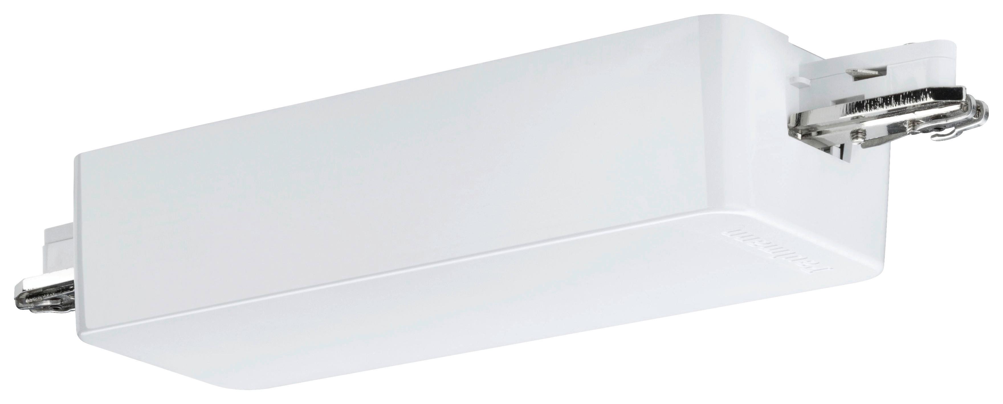 Dimmer Urail Switch Adapter in Weiß - Weiß, Design, Metall (15,5/5,6/3,5cm) - Paulmann