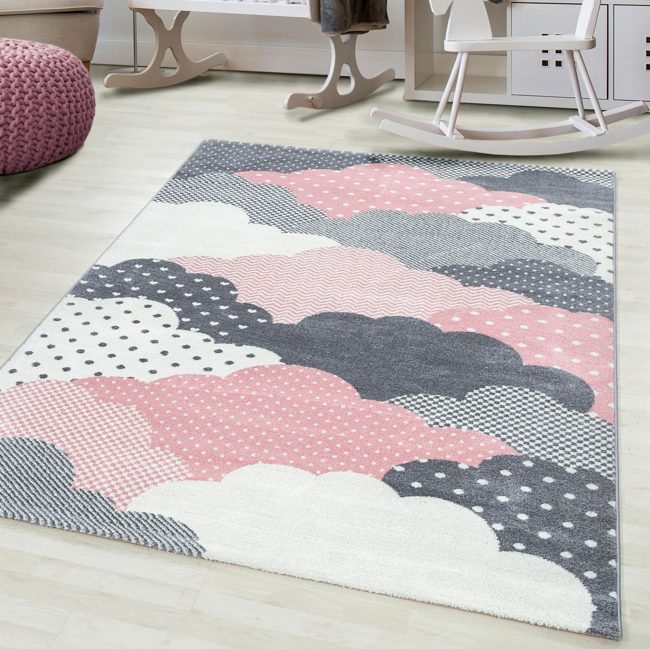Kinderteppich Bambi Pink ca. 120x170 cm - Pink, Trend, Textil (120/170cm) - Ben'n'jen